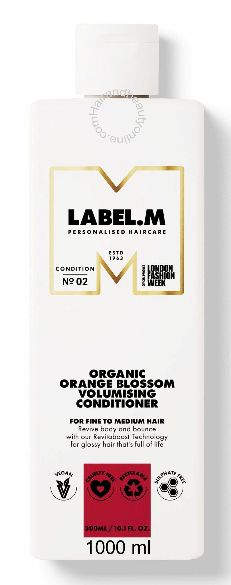 Label.M Orange Blossom Organic Volumising Conditioner, 1000 ml
