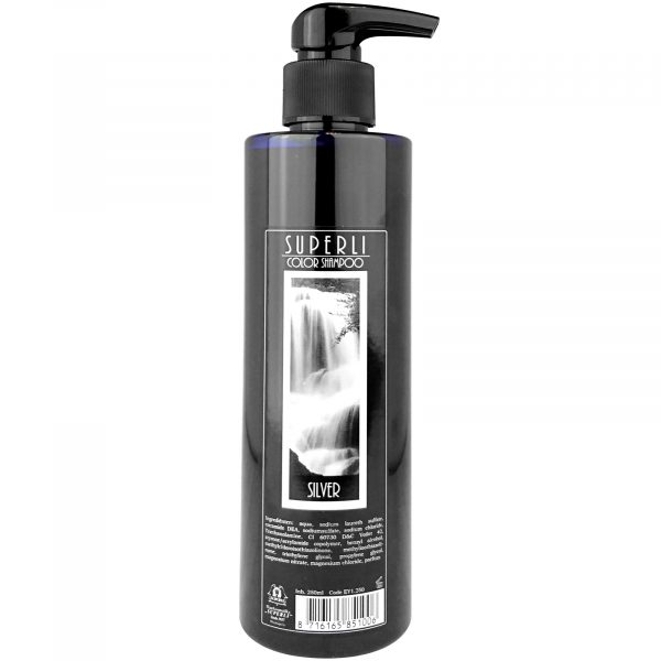 Superli - Color Shampoo - Silver - 250 ml