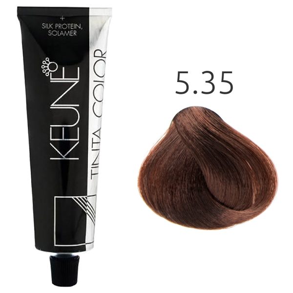 Keune - Tinta Color - 5.35 Licht Choco Bruin - 60 ml