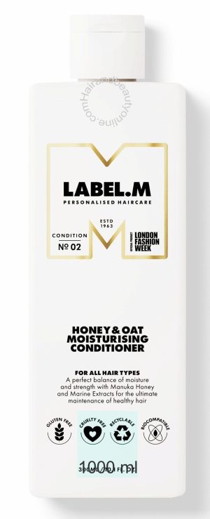 Label.M Honey & Oat Moisturising Conditioner, 1000 ml