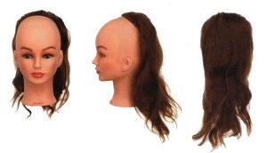 Sibel Haarstukje Rectangle Midden Bruin