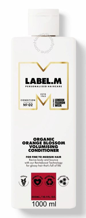Label.M Orange Blossom Organic Volumising Conditioner, 1000 ml
