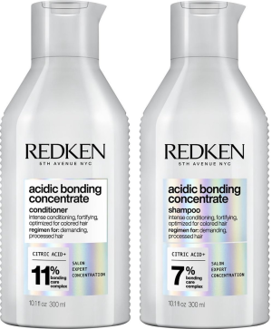 Redken Acidic Bonding Concentrate Shampoo 300ml + Conditioner 300ml