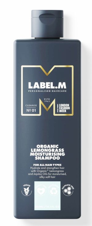 Label.M Lemongrass Organic Moisturising Shampoo, 300 ml