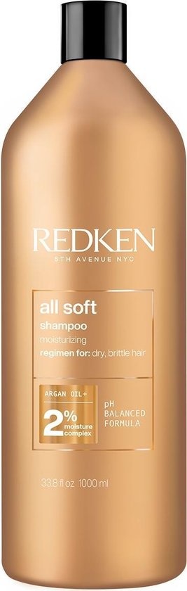 Redken All Soft Shampoo, 1000ml