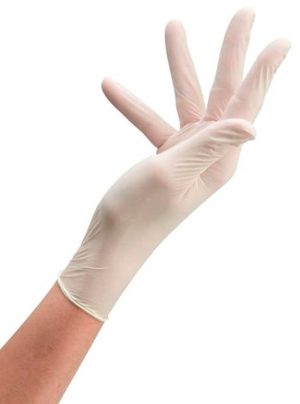 Sibel Vinyl Handschoenen Poedervrij, Small,  Wit, 100 Stuks, OUTLET!