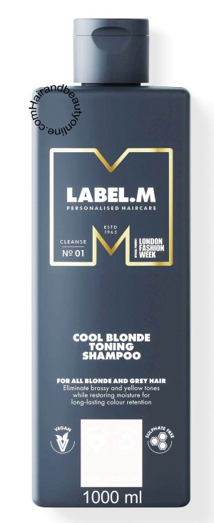 Label.M Cool Blonde Toning Shampoo, 1000 ml