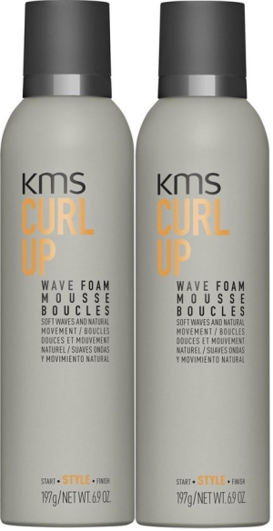 KMS Curl Up Wave Foam 2x 200ML VOORDEELPAKKET!