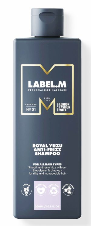 Label.M Royal Yuzu Anti-Frizz Shampoo, 300 ml