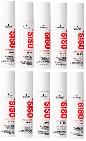 Schwarzkopf Osis Glow Anti-Frizz Serum, 10 x 50 ml VOORDEEL PAKKET!
