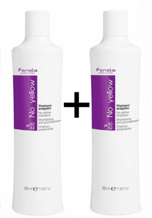 Fanola No Yellow Shampoo 2x 350ml - Duopack