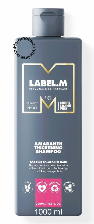 Label.M Amaranth Thickening Shampoo, 1000 ml