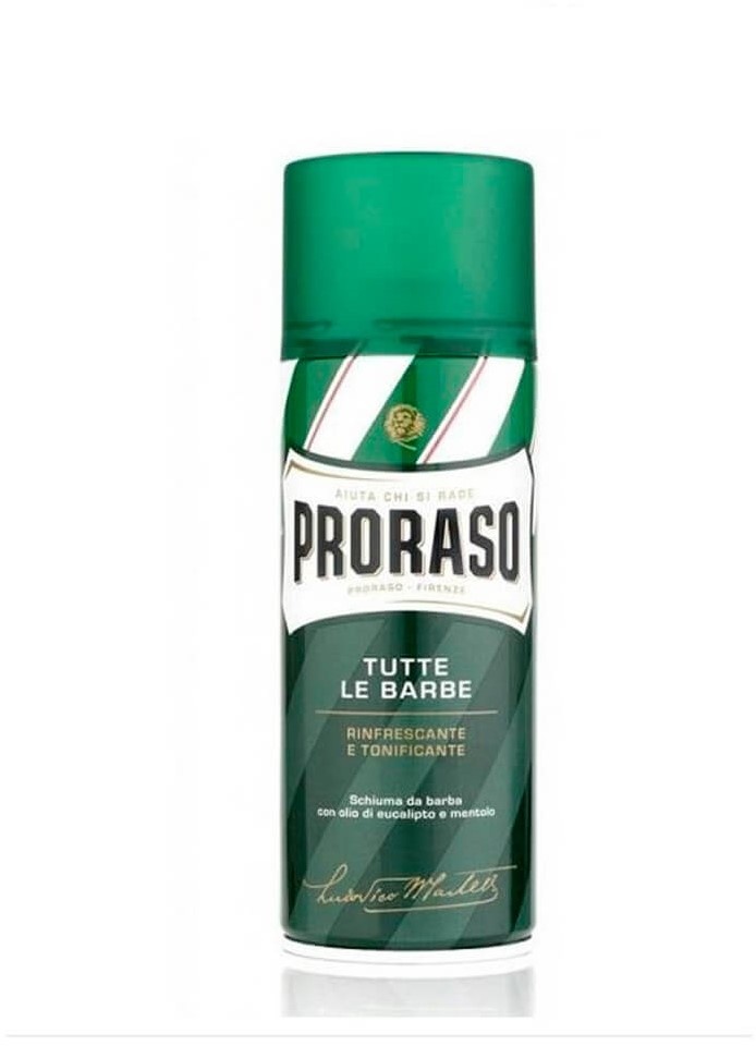 Proraso Groen Scheercr&egrave;me mousse 100ml