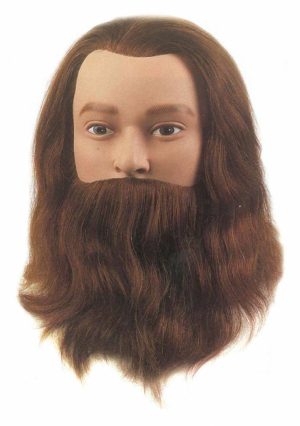 Sibel Oefenhoofd Leif, echt haar, bruin