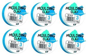XP100 Moulding Clay, 6 x 100 ml VOORDEELPAKKET!