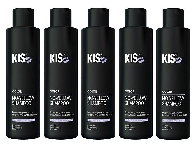 KIS No Yellow Shampoo, 5 x 250 ml VOORDEELPAKKET!