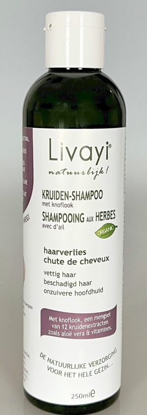 Livayi Knoflook Shampoo, 250 ml